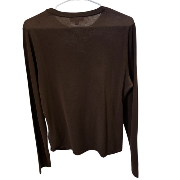 J. Crew Carolyn Fitted Crewneck Sweater in Merino Wool in French Press XL. NWT - Picture 6 of 12